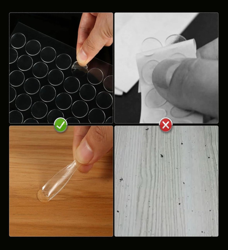 Çift Taraflı Yuvarlak Montaj Macunu 42li - Lisinya