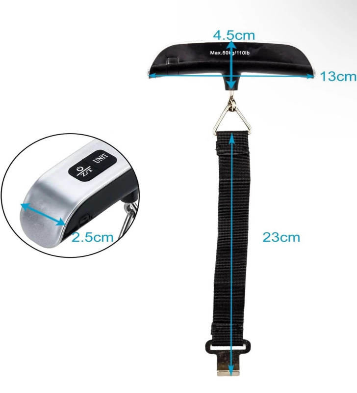 Elektronik El Bagaj - Valiz Tartısı , Bavul Kantarı - Lisinya