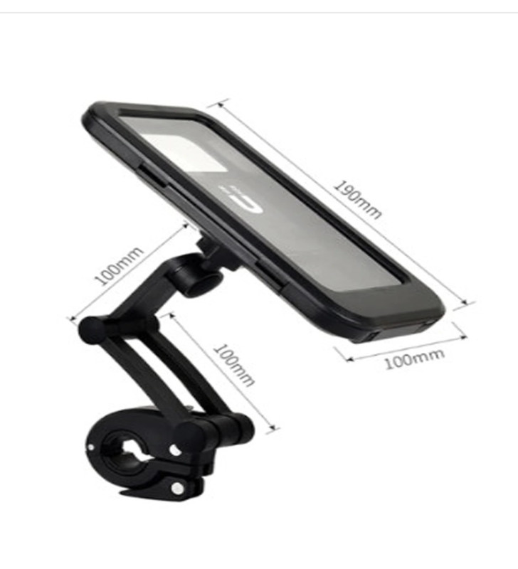 Gidon Bağlantılı Su Geçirmez Mıknatıslı Motorsiklet Telefon Tutucu - Lisinya