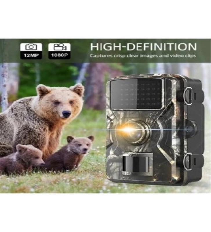 Fotokapan Kamera 12mp 1080p Doğa Ve Outdoor Gece Görüşlü Kamera Su Geçirmez - Lisinya