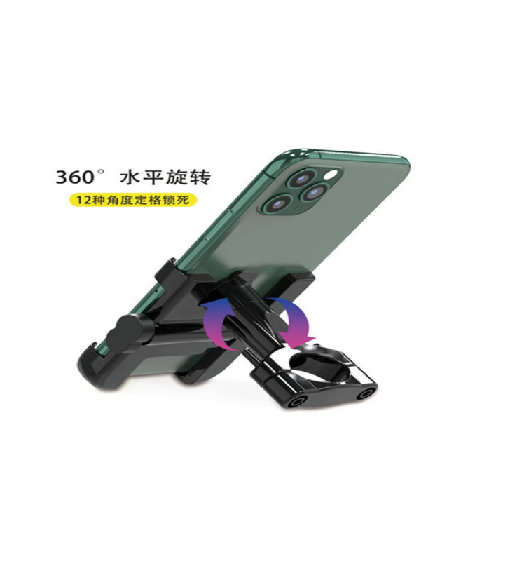 Alüminyum Gövdeli Metal Gidon Bağlantılı Motosiklet Telefon Tutucu 7 İnç Xl - Lisinya