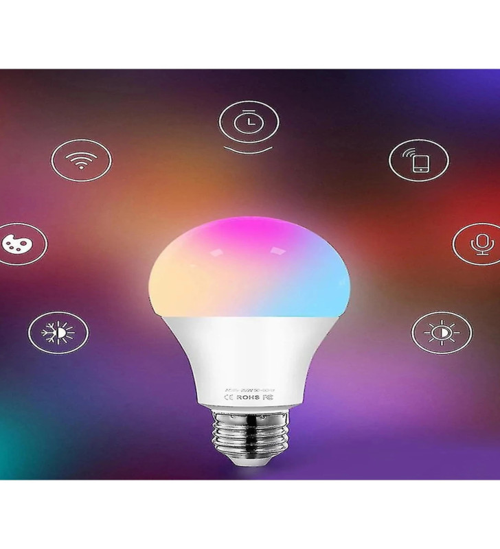 Akıllı Rgb Led Lamba Ampul 9w 50hz 800 Lümen - Lisinya