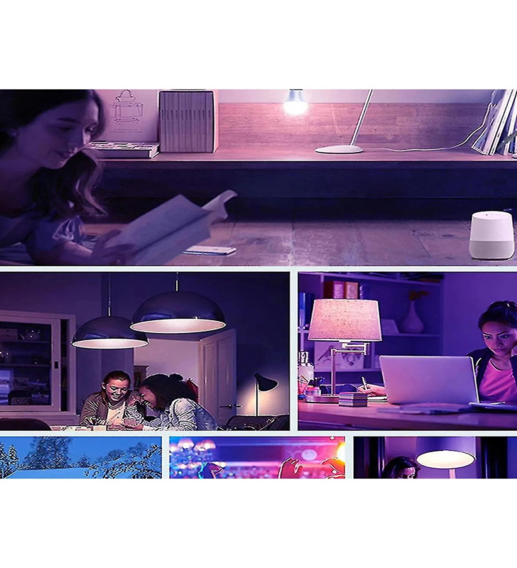 Akıllı Rgb Led Lamba Ampul 9w 50hz 800 Lümen - Lisinya