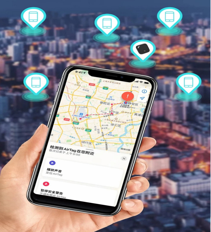 Smart Tag Airtag Akıllı Takip Cihazı Apple My Find Uyumlu Beyaz - Lisinya
