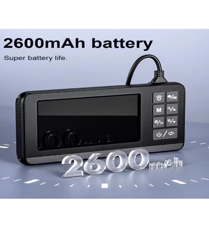 Ekranlı Çift Kameralı 10 Mt Sert Kablo Endoskop Kamera 8 Mm 4.3 Inc Hafıza Kart Destekli - Lisinya