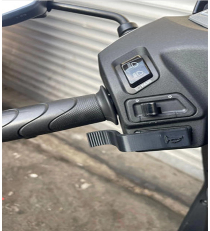 Honda Activa 125 Korna Düğmesi Uzatma Kolu - Özel 3d Tasarım - Lisinya