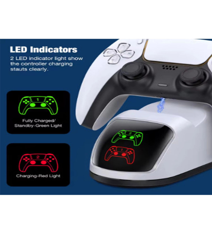 Ps5 Dualsense Şarj Istasyonu Playstation 5 Uyumlu Charging Station - Lisinya