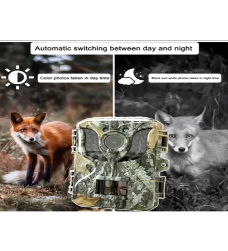 Fotokapan Kamera 16mp Full Hd 1080p Gece Görüşlü 2 Inç Lcd Ekran Su Geçirmez - Lisinya