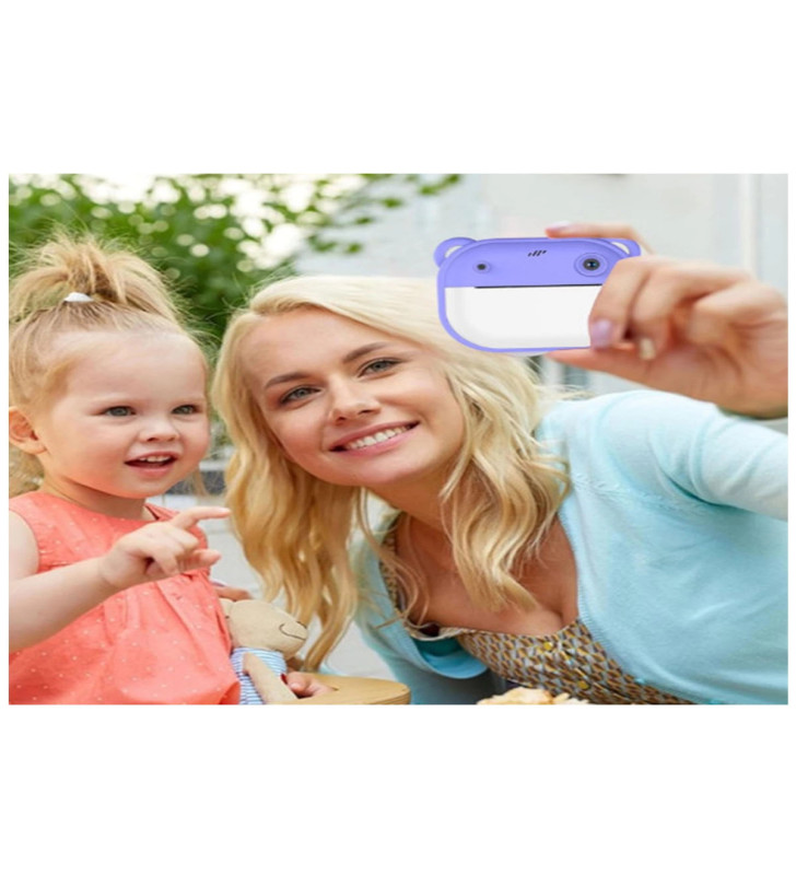 Dijital Video Kayıt Fotoğraf Çocuk Kamerası Anlık Termal Resim Kağıt Baskılı - Lisinya