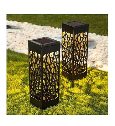 Dekoratif Solar Güneş Enerjili Bahçe Aydınlatması Yürüyüş Yolu Seti ( 6 Adet ) - Lisinya