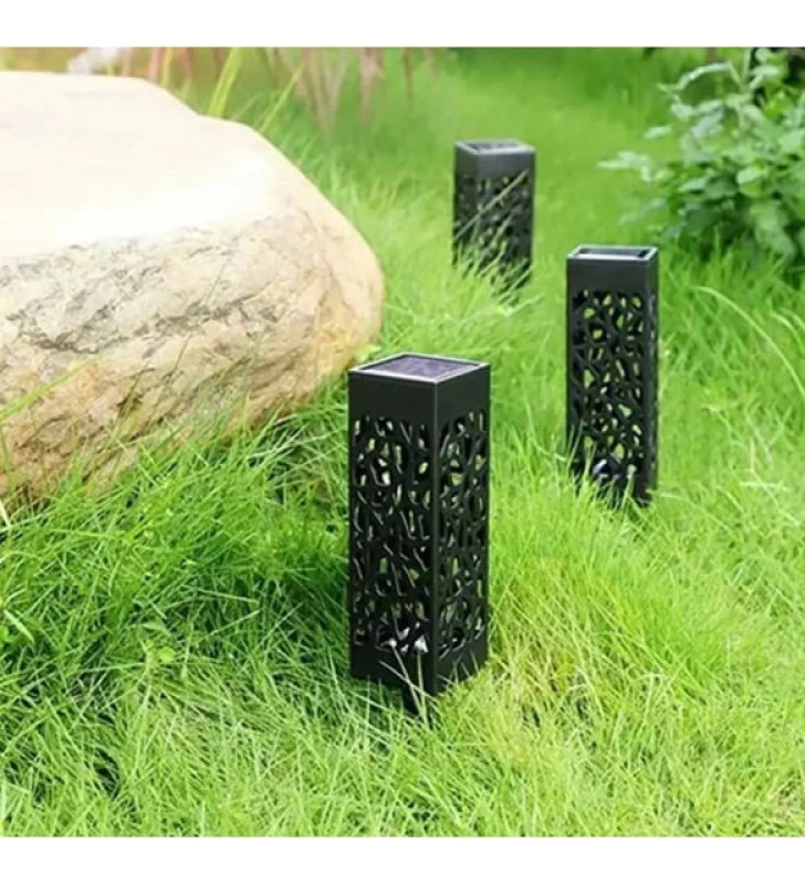 Dekoratif Solar Güneş Enerjili Bahçe Aydınlatması Yürüyüş Yolu Seti ( 6 Adet ) - Lisinya