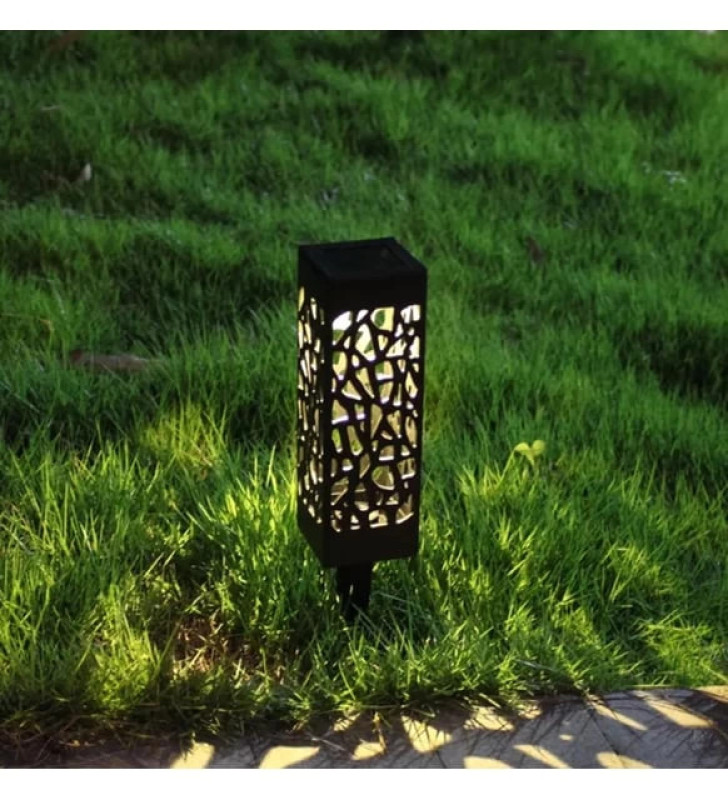 Dekoratif Solar Güneş Enerjili Bahçe Aydınlatması Yürüyüş Yolu Seti ( 6 Adet ) - Lisinya