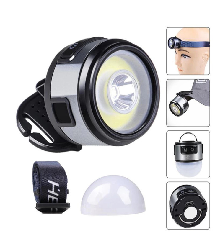 7 Mod Şarjlı Kafa Ve Kamp Lambası Wt-618 - Lisinya