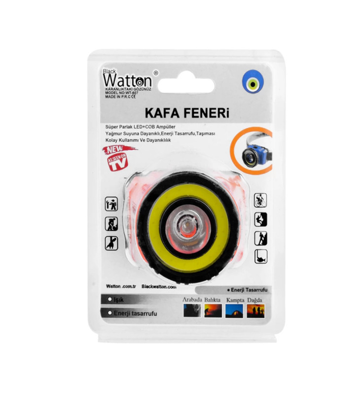 Güçlü Pilli Kafa Lambası Wt-607 - Lisinya