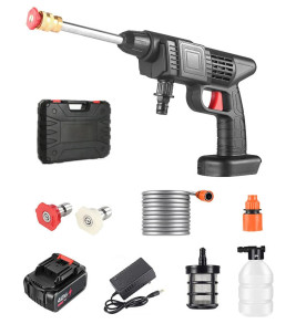 48v Şarjlı Çift Bataryalı Taşınabilir Basınçlı Oto Yıkama Bahçe Sulama Sı - Lisinya