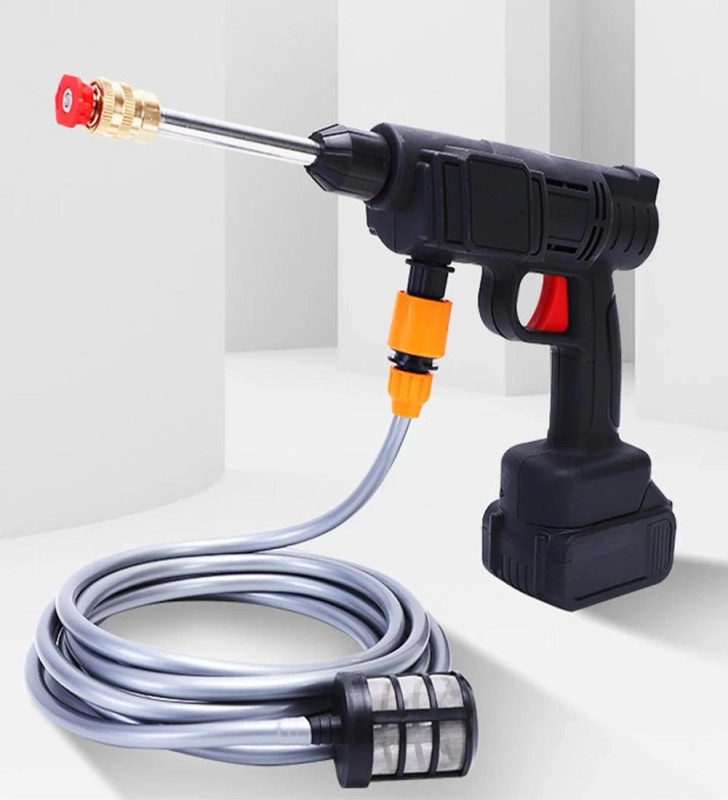 48v Şarjlı Çift Bataryalı Taşınabilir Basınçlı Oto Yıkama Bahçe Sulama Sı - Lisinya