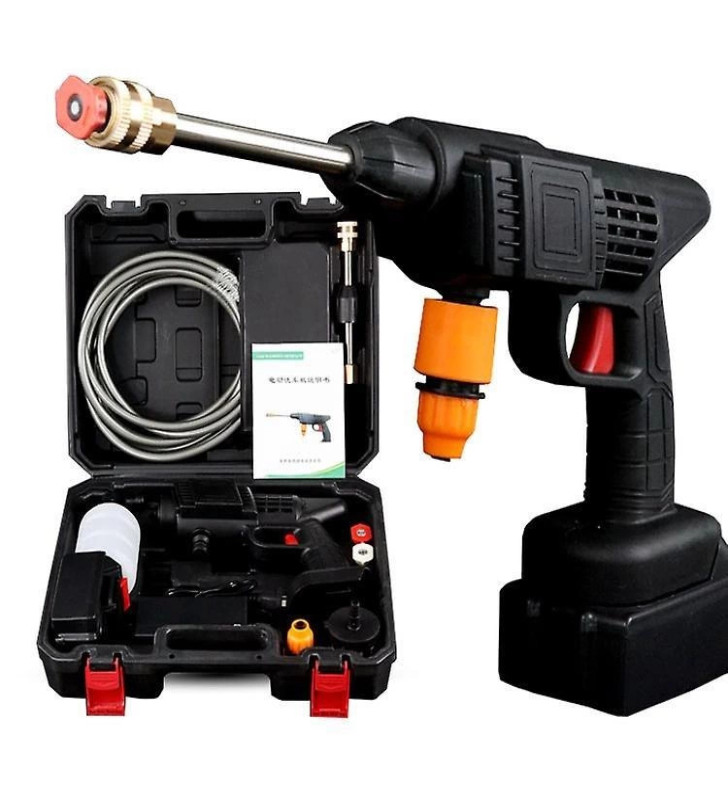 48v Şarjlı Çift Bataryalı Taşınabilir Basınçlı Oto Yıkama Bahçe Sulama Sı - Lisinya