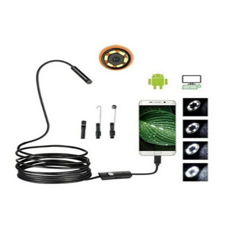 Endoskop 3 İn 1 Yılan Kamera Usb Micro Usb Type-c 20 Metre Sert Kablo - Lisinya