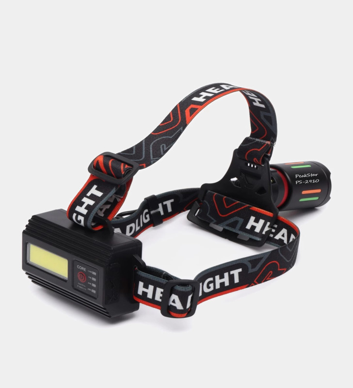 Ps-2910 Şarjlı Profesyonel Zoomlu Kamp Avcı Balıkçı Kafa Lambası Feneri - Lisinya