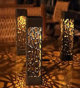 Dekoratif Solar Güneş Enerjili Bahçe Aydınlatması Yürüyüş Yolu Seti ( 8 Adet ) - Lisinya