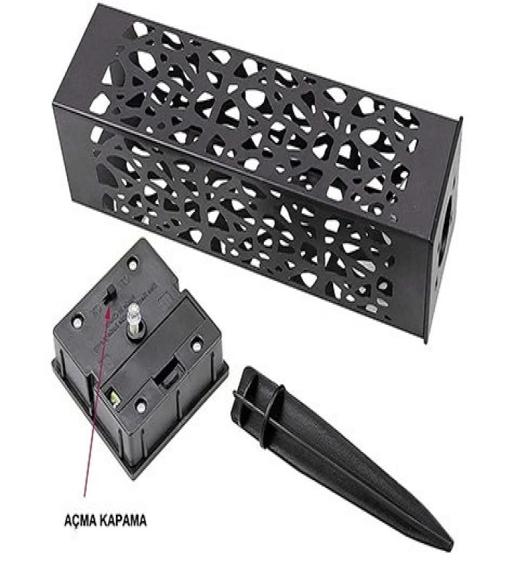 Dekoratif Solar Güneş Enerjili Bahçe Aydınlatması Yürüyüş Yolu Seti ( 8 Adet ) - Lisinya