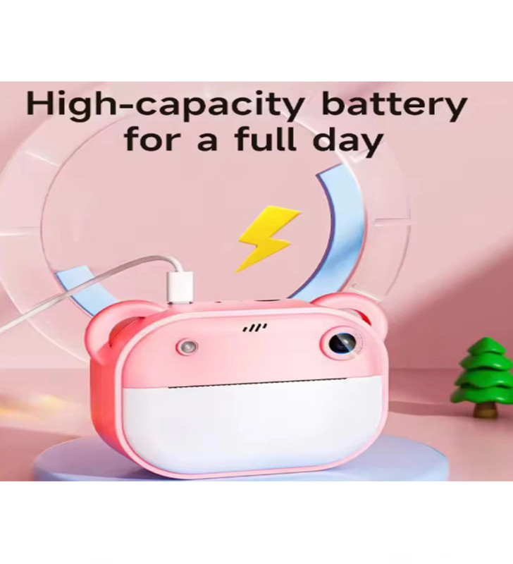 Dijital Video Kayıt Fotoğraf Çocuk Kamerası Anlık Termal Resim Kağıt Baskılı Vtn-09 - Lisinya