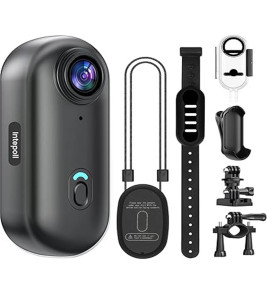 Mini Wıfı Aksiyon Kamerası 1080p Taşınabilir Vücut Kamerası Giyilebilir Video Kaydedici Ipx7 Su Geçirmez - Lisinya