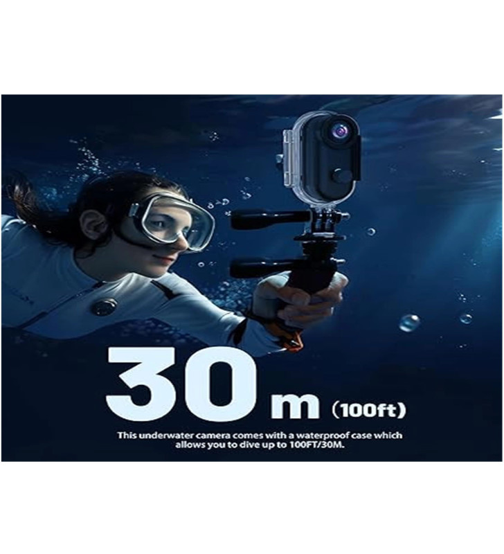 Mini Wıfı Aksiyon Kamerası 1080p Taşınabilir Vücut Kamerası Giyilebilir Video Kaydedici Ipx7 Su Geçirmez - Lisinya