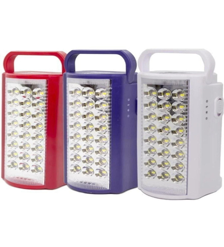 24 Büyük Ledli 80 Saat Yanan Powerbank Özellikli Akülü Led Işıldak - Lisinya