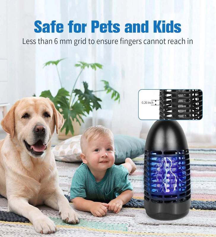 Fyc Elektrikli Böcek Öldürücü, Böcek Tuzağı Sinek Lambası, Uv Işıklı, Sivrisinek Lambası, Temizlik Fırçası, Sivrisinek Kapanı, S