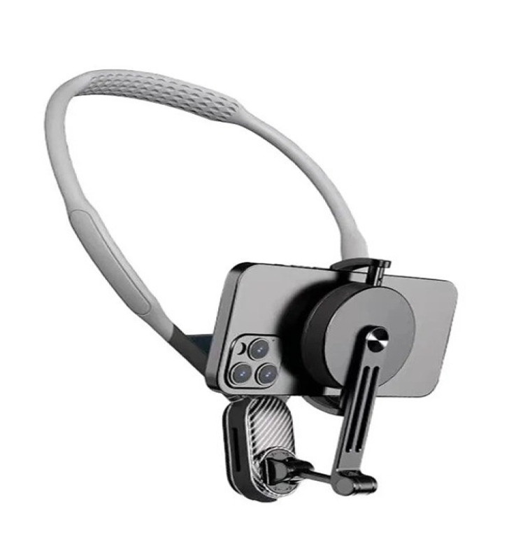 360 Derece Ayarlanabilir Boyun Askılı Manyetik Telefon Tutucu - Lisinya