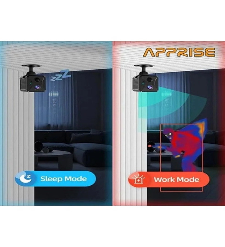 Mini Pır Sensörlü Algılamalı Sesli Konuşmalı 1080p Hd Kablosuz Kamera - Lisinya