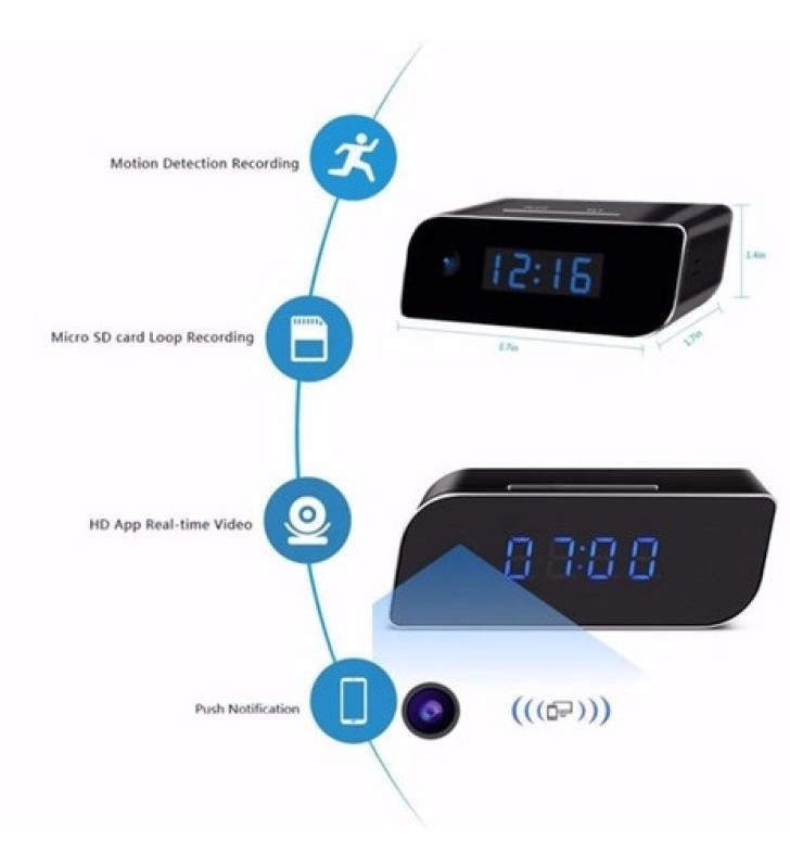 4k Kablosuz Gizli Kamera Bebek Bakıcı Kamera 1080p Masa Üstü Sesli Kayıt - Lisinya