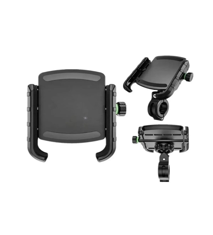 Motosiklet Gidon Ve Ayna Bağlantılı Motor Ve Bisiklet Uyumlu Telefon Tutucu 12-24w Hızlı Şarj - Lisinya