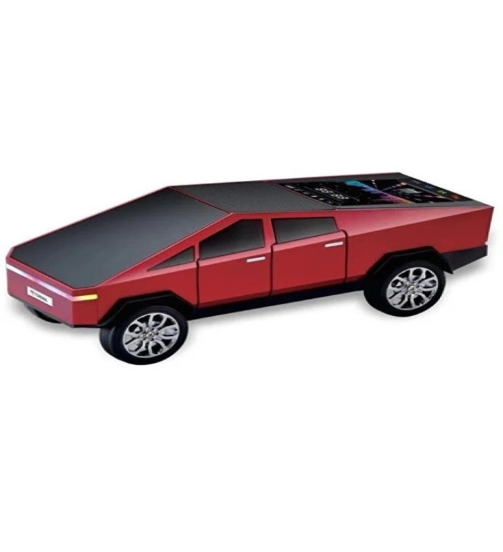 D68 Cyber Model Araba Tasarımlı Bluetooth Hoparlör 15w Güçlü Ses Rgb Led /tws/usb Kırmızı - Lisinya