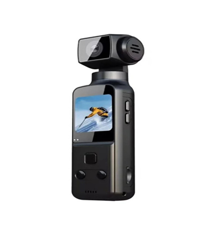 4k Ultra Hd 270° Döndürülebilir Su Geçirmez Kablosuz Vlog Spor Ve Aksiyon Kamerası - Lisinya