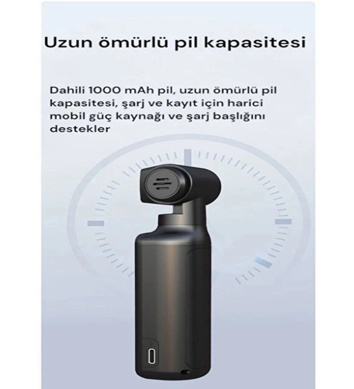 4k Ultra Hd 270° Döndürülebilir Su Geçirmez Kablosuz Vlog Spor Ve Aksiyon Kamerası - Lisinya