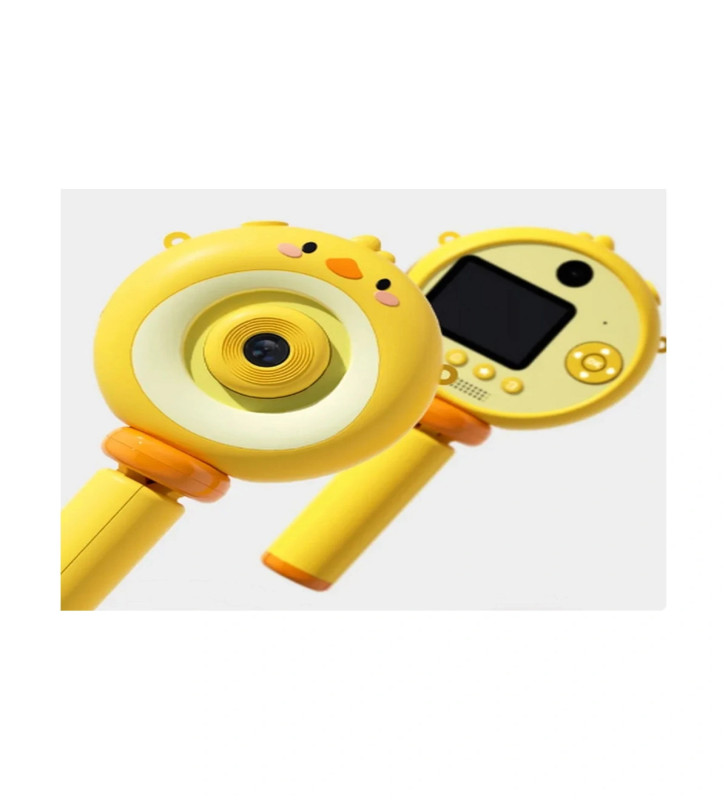 Hd Kamera Karikatür Tripodlu Çocuk Dijital Kamera Fotoğraf Makinası 1080p Video Kaydedici 2.0 İnç - Lisinya