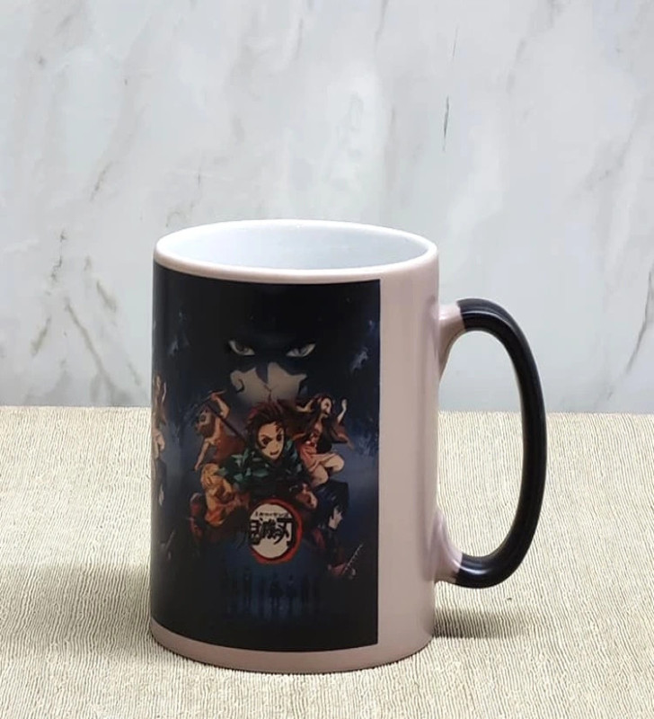 Porselen Renk Değiştiren Demon Slayer Kupa Bardak Aalk380 - Lisinya