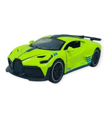 Sesli Işıklı Spor Araba 15 cm - 3241D- Yeşil (Lisinya)