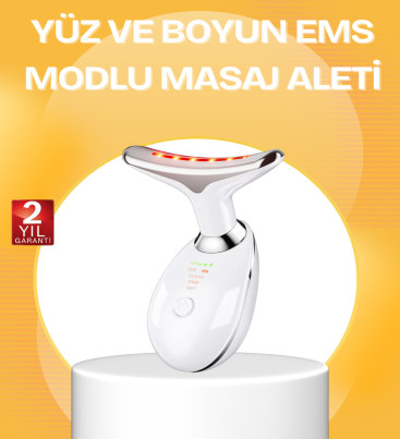 7 Renk LED Işık Terapili Cilt Bakım Cihazı USB Şarjlı - Lisinya