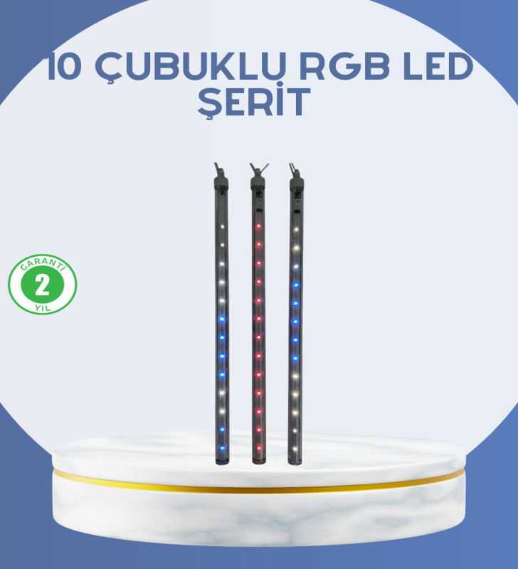 Dış Mekan LED Kayan Yıldız Işığı 10 Çubuk Aydınlatma - Lisinya