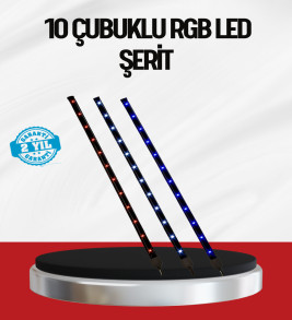 Kayan Yıldız LED Aydınlatma 10 Çubuk Dış Mekan Uyumlu - Lisinya