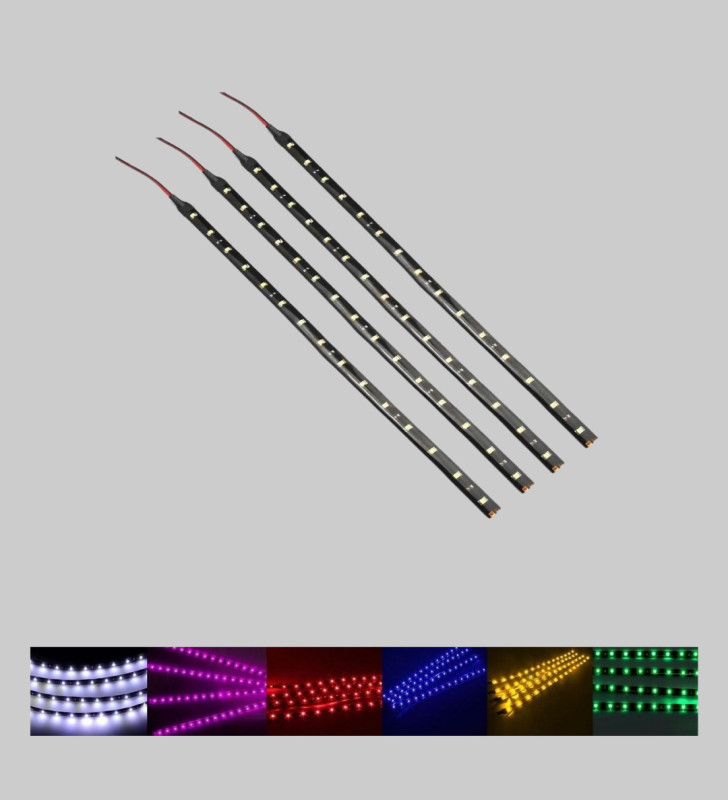 LED Meteor Yağmur Işığı 10 Adet Çubuk Kayan Yıldız Efektli - Lisinya