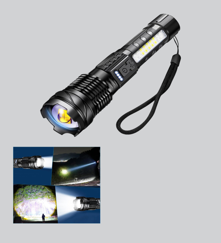 Outdoor ve Acil Durum İçin Güçlü LED El Feneri - Lisinya