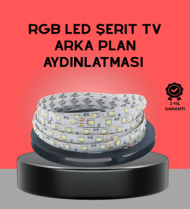 Uzaktan Kumandalı LED TV Arka Işık Şeridi - Lisinya