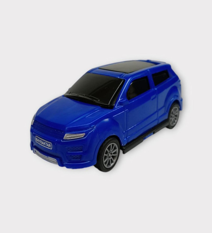 Çek Bırak Arabalar 10 Cm - Mavi Hatchback (Lisinya)
