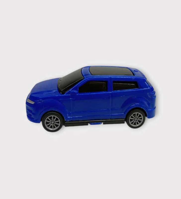 Çek Bırak Arabalar 10 Cm - Mavi Hatchback (Lisinya)