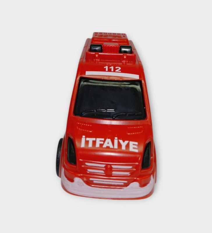 Çek Bırak Arabalar İş Araçları 10 Cm - İtfaiye (Lisinya)
