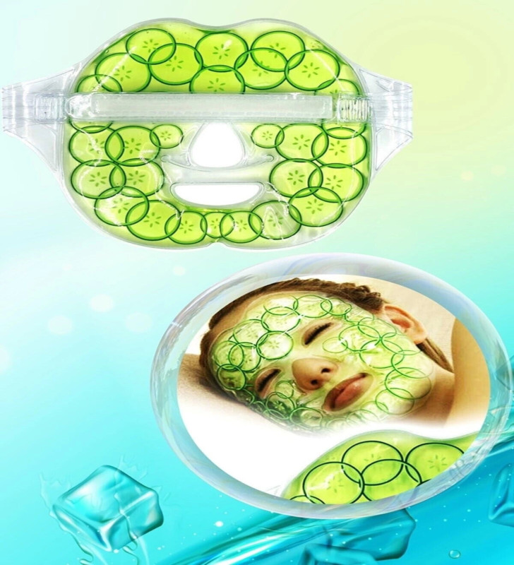 Salatalık Yüz Maske Jel Sıcak Soğuk Kullanım Rahatlatıcı ( Lisinya )